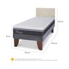 Cama Europea CIC 1,5 Plazas Ortopedic Advance + Respaldo Villarrica Alpino