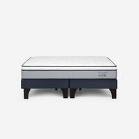 Cama Europea Rosen Base Dividida 2 Plazas Indie