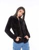 Polerón Hoodie Peludo Mujer Icono