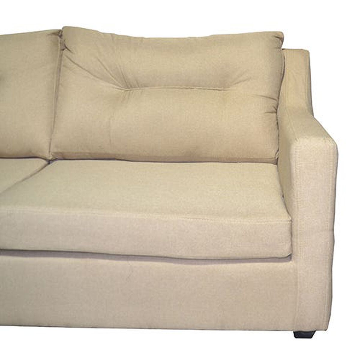 Juego de Living Diseño A&M Home Gisela Sofá 2 Cuerpos + 2 Sillones 1 Cuerpo Beige