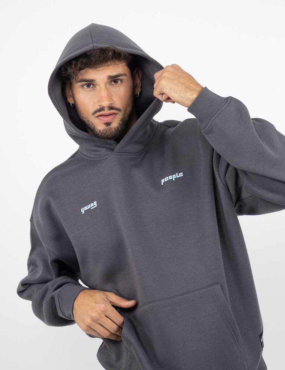 Poler&oacute;n Hoodie Boxy Hombre Icono