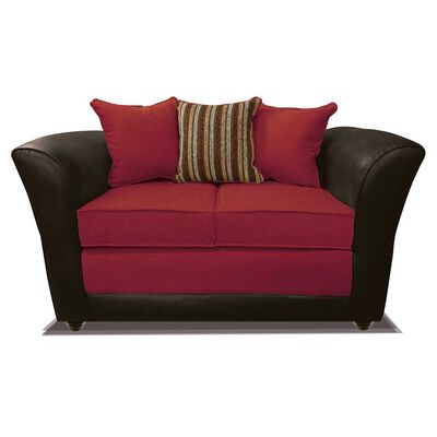 Imagen 1 del producto Sofá Elegant Detail Minesota 2 Cuerpos Tela/PU Rojo
