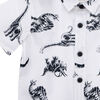 Camisa Dino Manga Corta de Algod&oacute;n Chess Baby