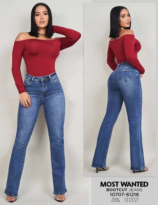 Imagen 1 del producto Jeans Bootcut Mujer Most Wanted Indigo