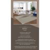 Alfombra Decocasa Bali Formas 200 x 250 cm Beige Crema