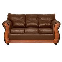 Sofá Black Factory Toronto 3 Cuerpos Café