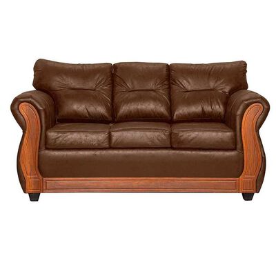 Imagen 1 del producto Sofá Black Factory Toronto 3 Cuerpos Café