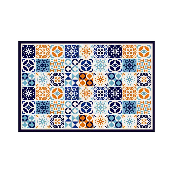 Alfombra Davanti Baldosa Mediterranea 70 x100 Baldosa Mediterranea
