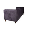 Sof&aacute; Tela Velvet Latam Home Brescia 3 Cuerpos