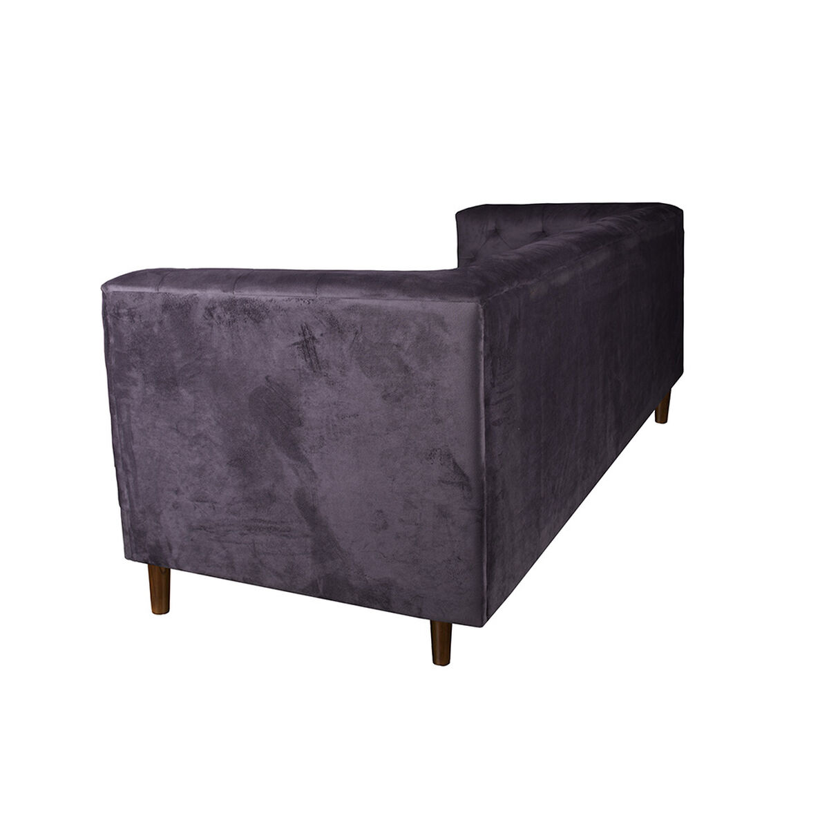 Sof&aacute; Tela Velvet Latam Home Brescia 3 Cuerpos