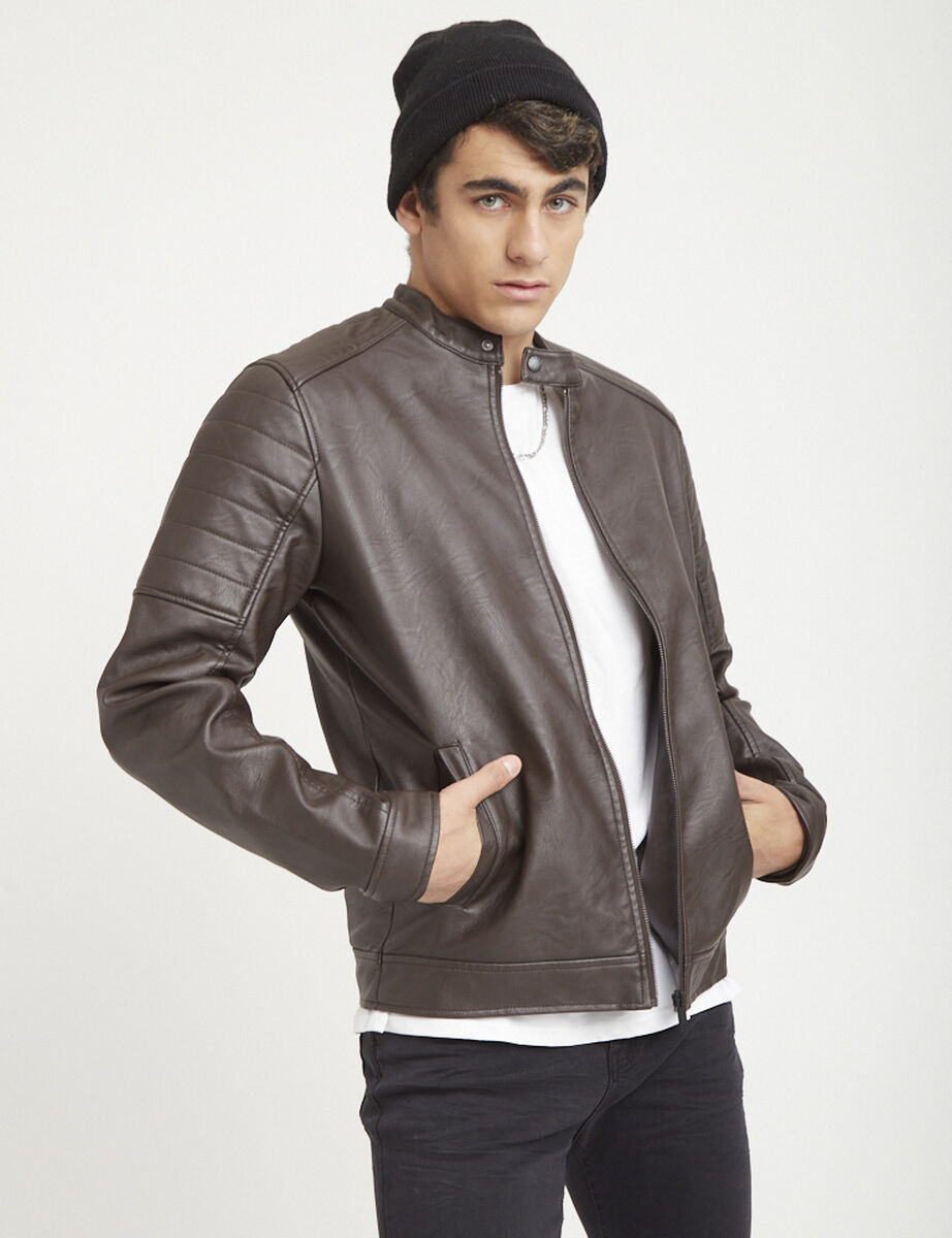 Chaqueta de Cuero Hombre Icono