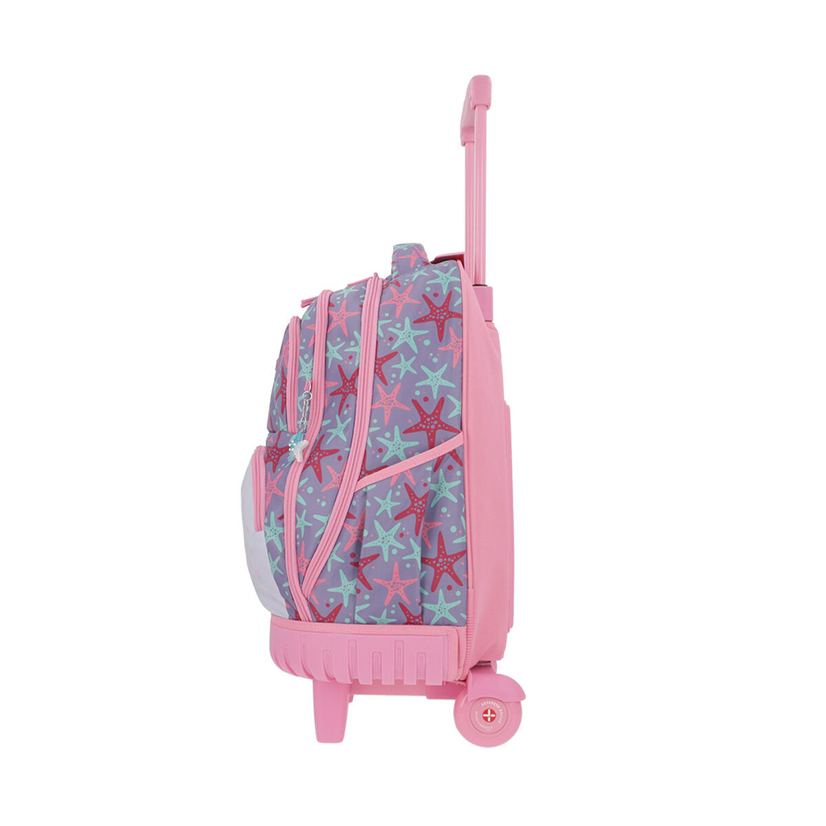 Mochila Con Ruedas Niña Cross 2.0 Morado L Xtrem