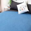 Quilt Doral 2 Plazas Negro y Azul Hotpress Bicolor