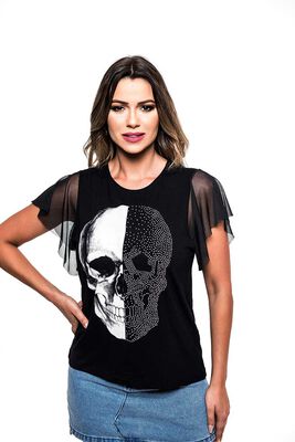Imagen 2 del producto Pack 2 Poleras Mujer Rock Caviar Negro