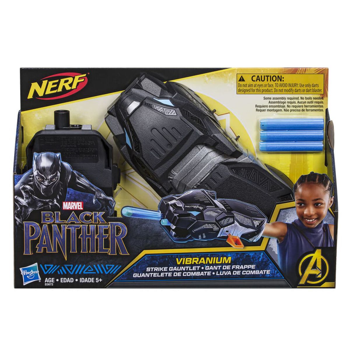 Juego Black Panther Vibranium Guante De Combate
