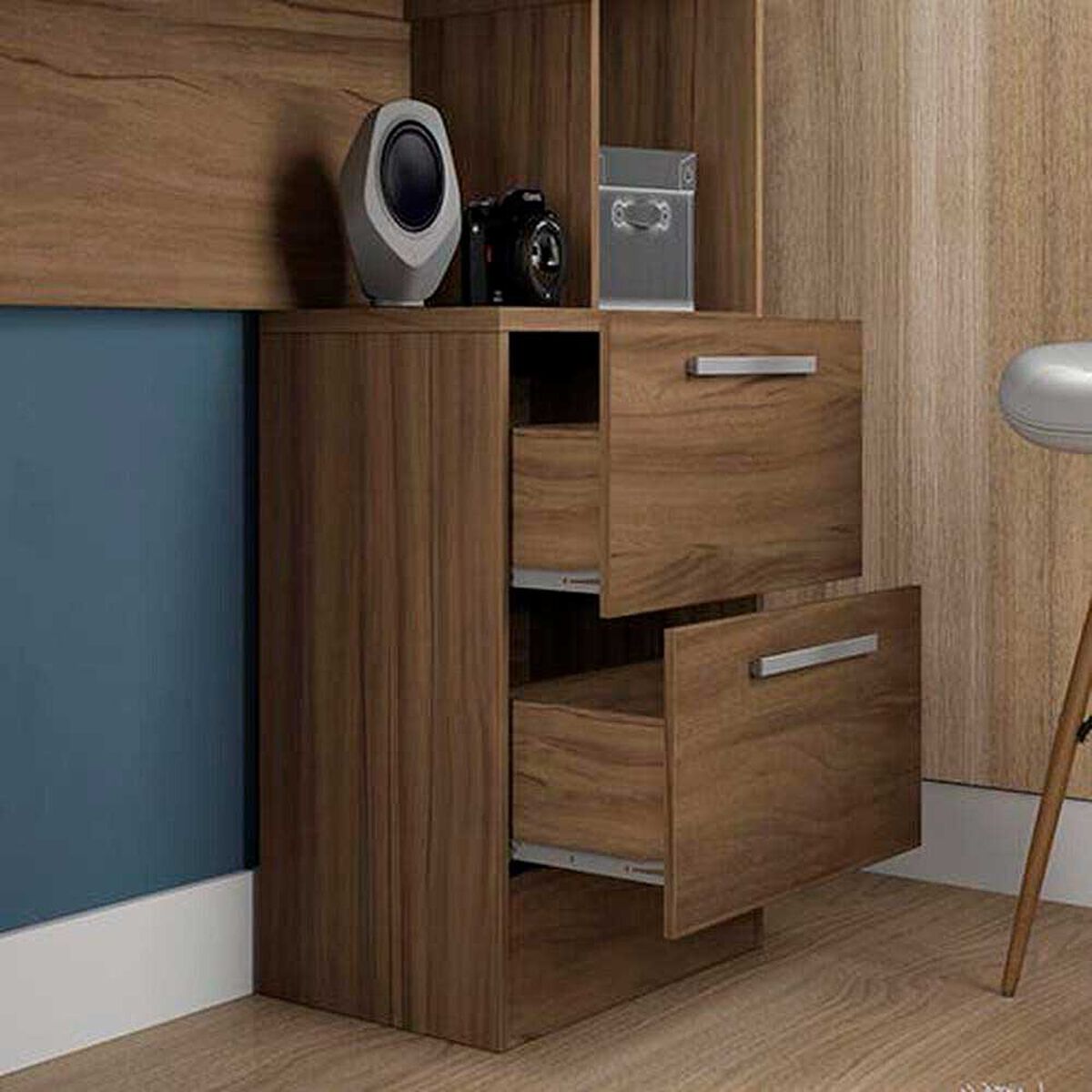 Escritorio Home Mobili Nerve Caf&eacute;