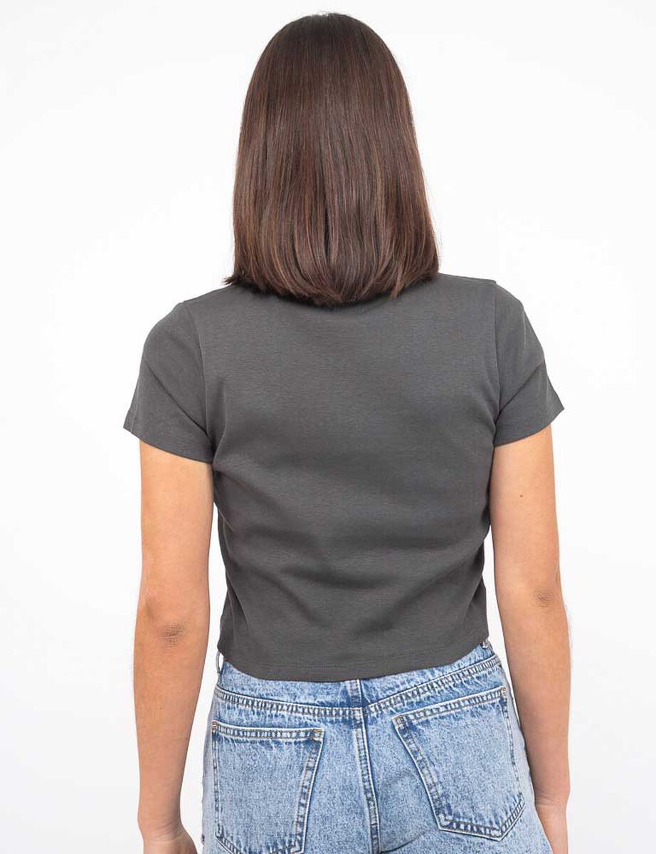 Polera Con Estampado Manga Corta Mujer Icono