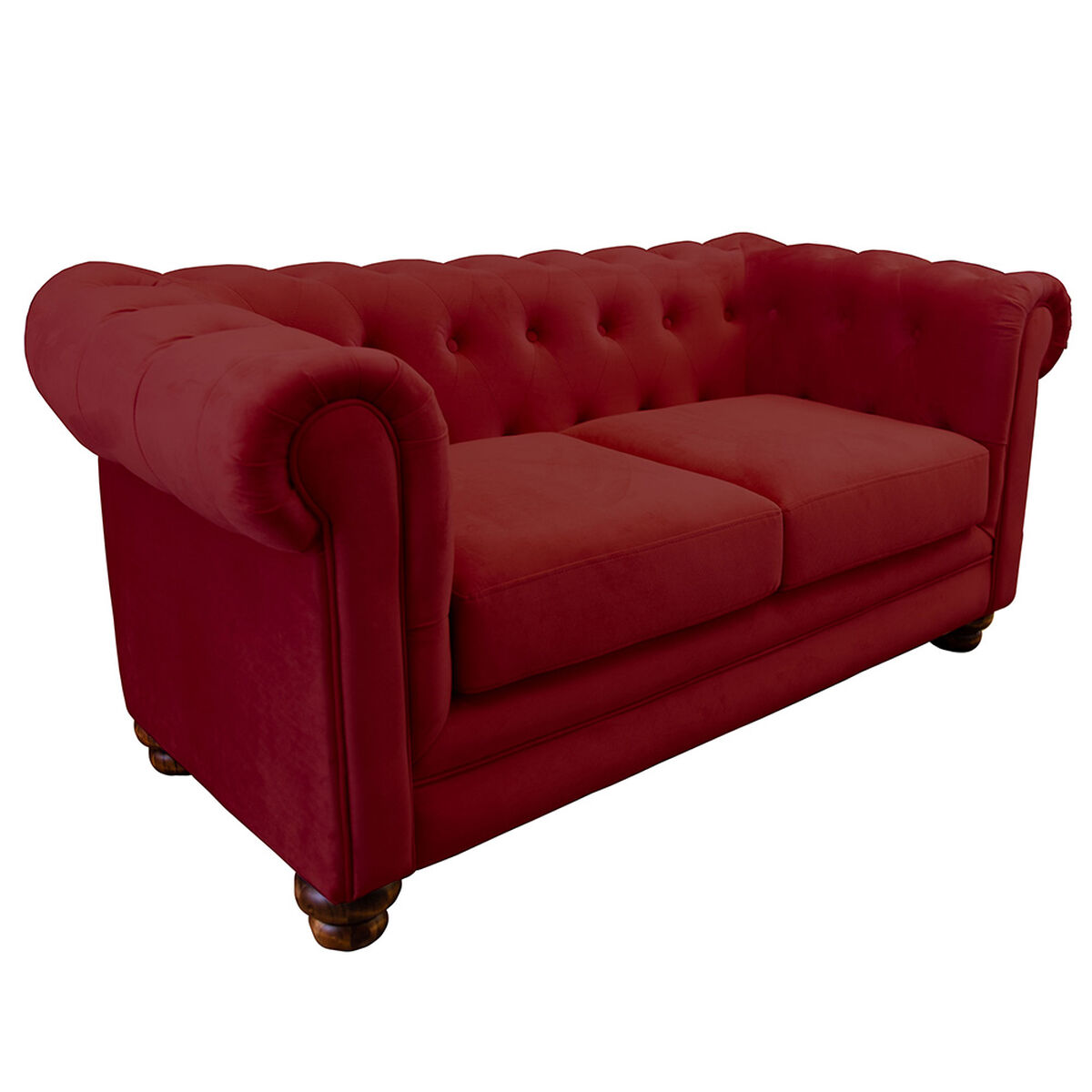 Sof&aacute; Latam Home Florencia 2 Cuerpos Burdeo