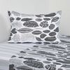 Juego de Sábanas Estampado Elements & Co 200 Hilos 1,5 Plazas BlackNature