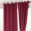 Juego de Cortina Doral Melbourne 140x220 cm Rojo
