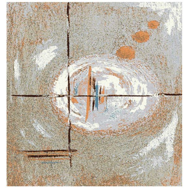 Alfombra Idetex Frise Kandinsky 160 x 235 cm Crema
