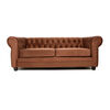 Sofá Barra Design Chesterfield 3 Cuerpos Café