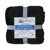 Frazada Poliéster Doral 2 Plazas Deluxe Negro