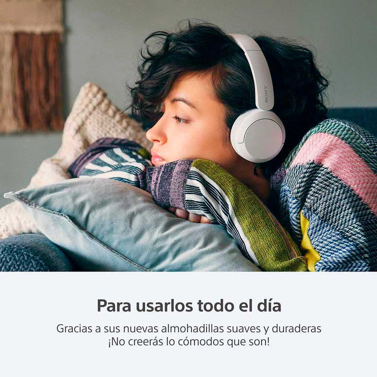 Aud&iacute;fonos Bluetooth Over Ear SONY WH-CH520/LZ Azul