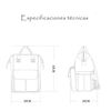 Mochila Pañalera Maternal con Accesorios Azul Lubabycas