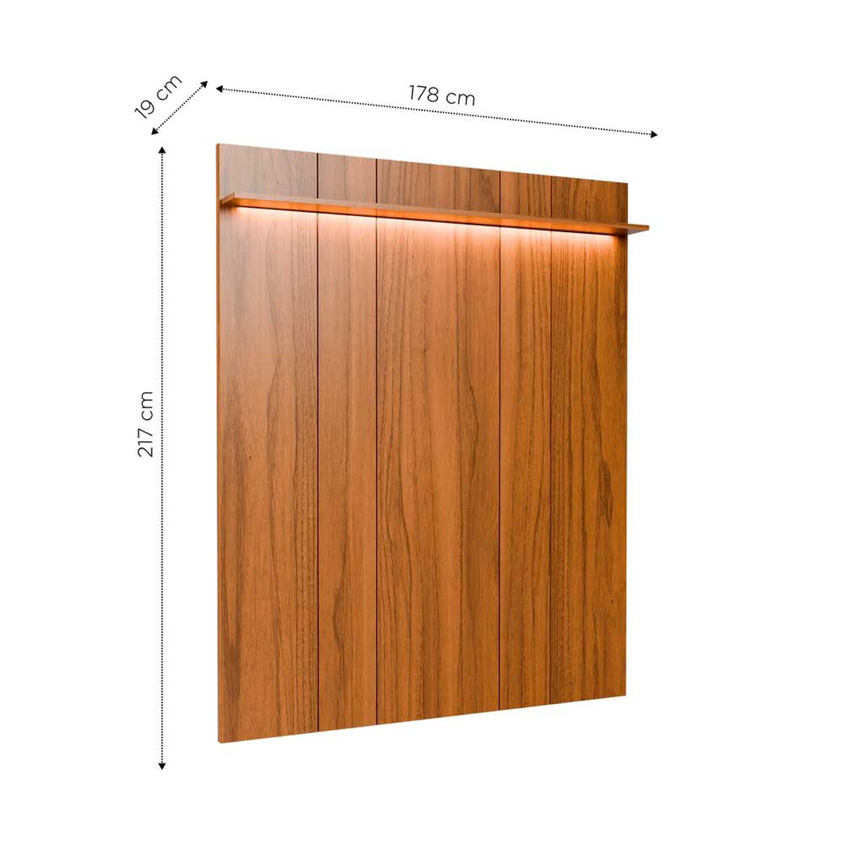 Panel TV Decocasa Neon Float hasta 70" Canela