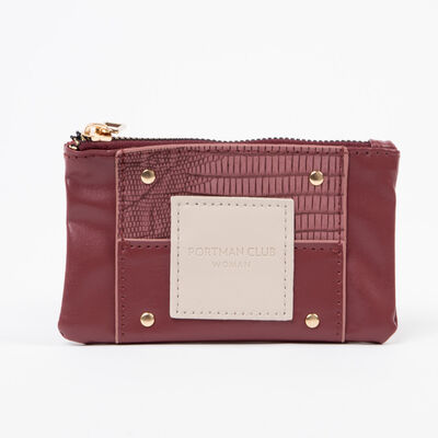 Monedero Ecocuero Rosado Portman Club