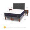 Cama Europea CIC Base Dividida 2 Plazas Súper Premium + Respaldo + Veladores