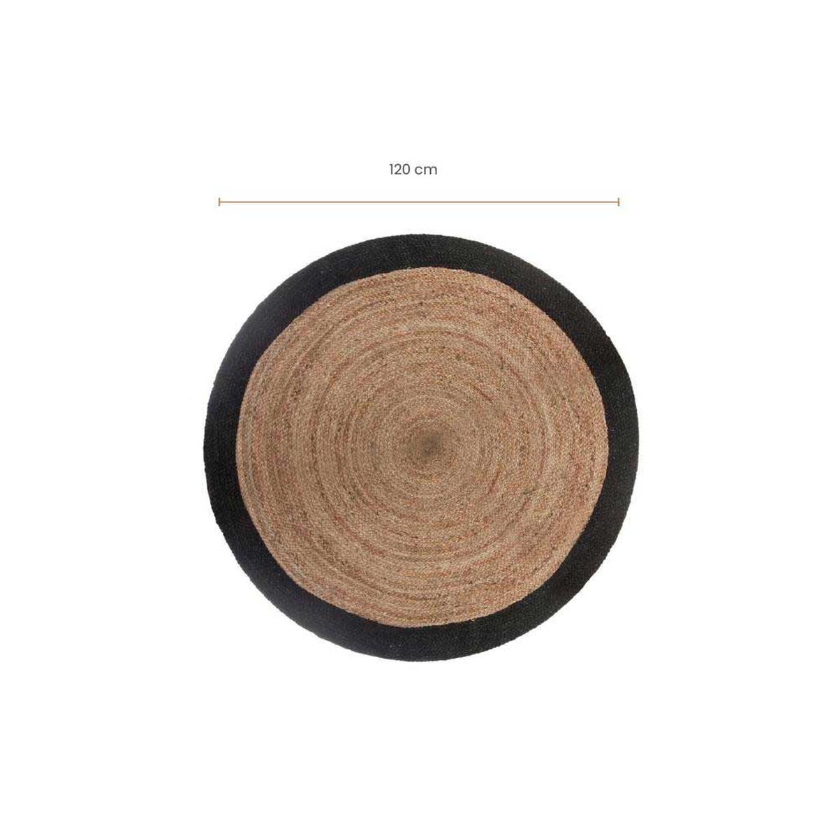 Alfombra Atmosphera Yute Redonda 120cm