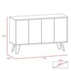 Rack TV 55" + Bar + Buffet + Mesa Centro Vassel