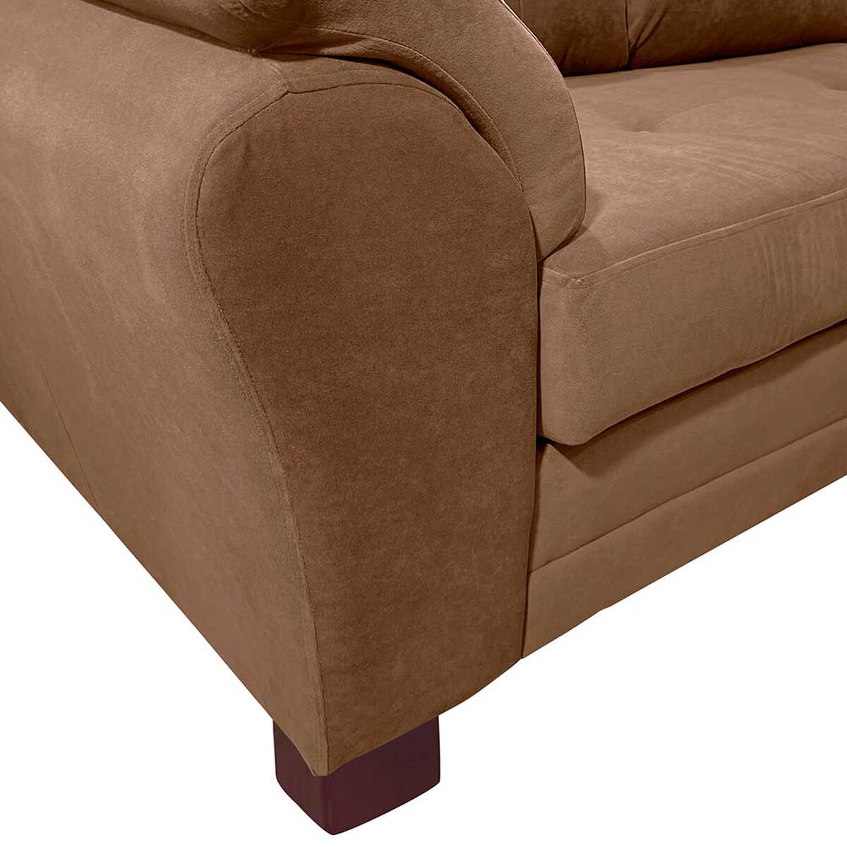 Sof&aacute; Seccional Living Factory Boston 5 Cuerpos Chocolate