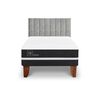 Cama Europea CIC 1,5 Plazas Ortopedic + Respaldo Sile