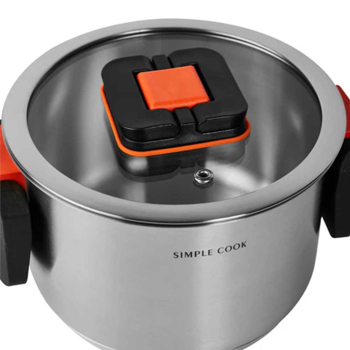 Batería de Cocina Acero Inoxidable Simple Cook Pocket Lyon 6 Piezas