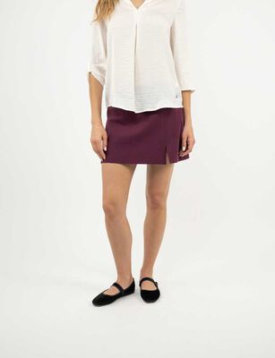 Imagen 1 del producto Falda Mini Mujer Zibel Burdeo