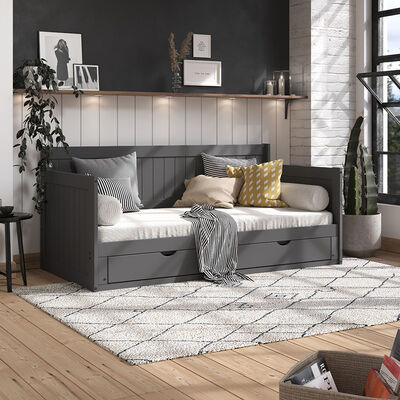 Sofa Cama Casanova C69TMK4000 3 Cuerpos Gris
