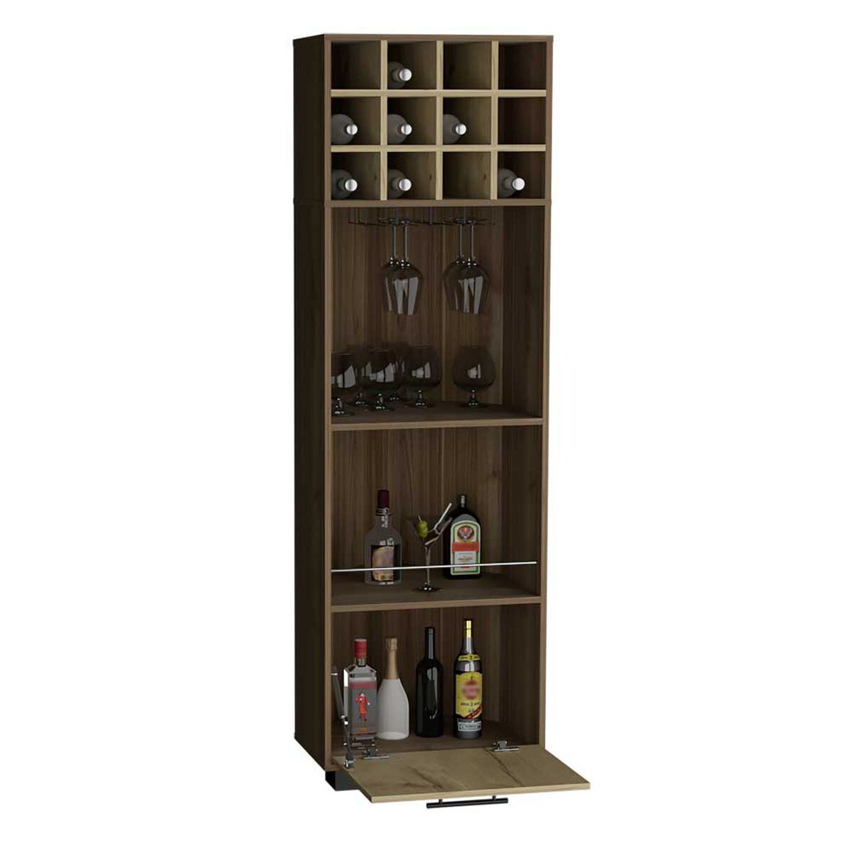 Bar Esquinero TuHome Marsella 2 Puertas Gales Duna