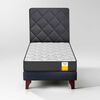 Cama Europea Drimkip 1 Plaza Funcional + Respaldo Rombos
