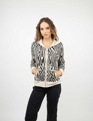 Imagen 1 del producto Polerón Mujer Soviet Animal, Burdeo, Crudo, Gris, Navy