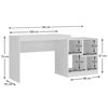 Escritorio Rectangular Altavision HO-2904 BCO Blanco