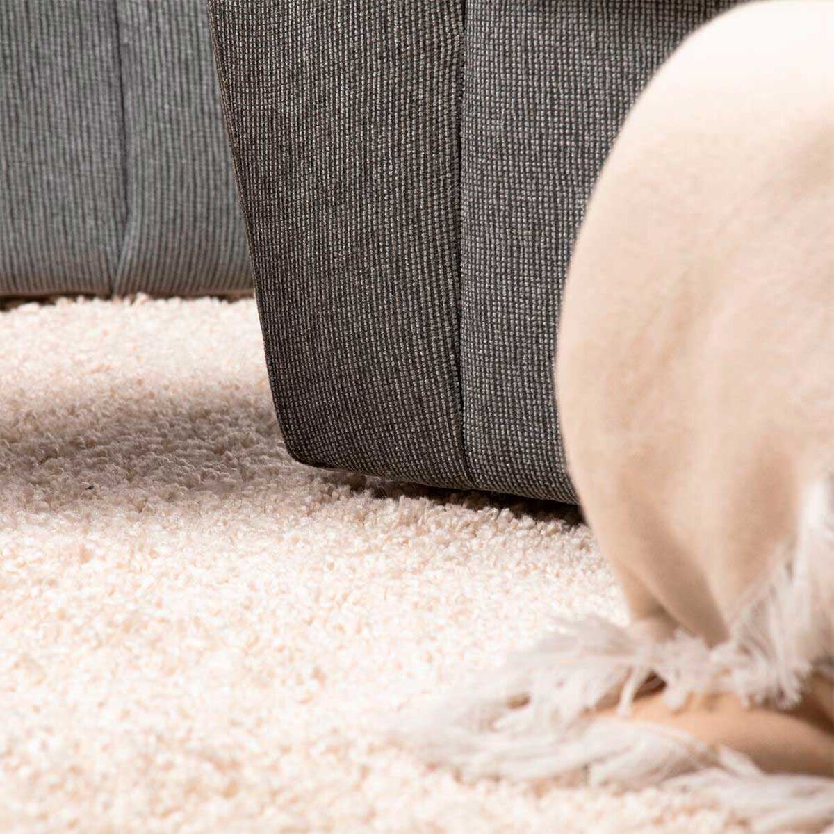 Juego de Living Cabsur Galicia Sofá 3 Cuerpos + Sofá 2 Cuerpos Chenille Gris