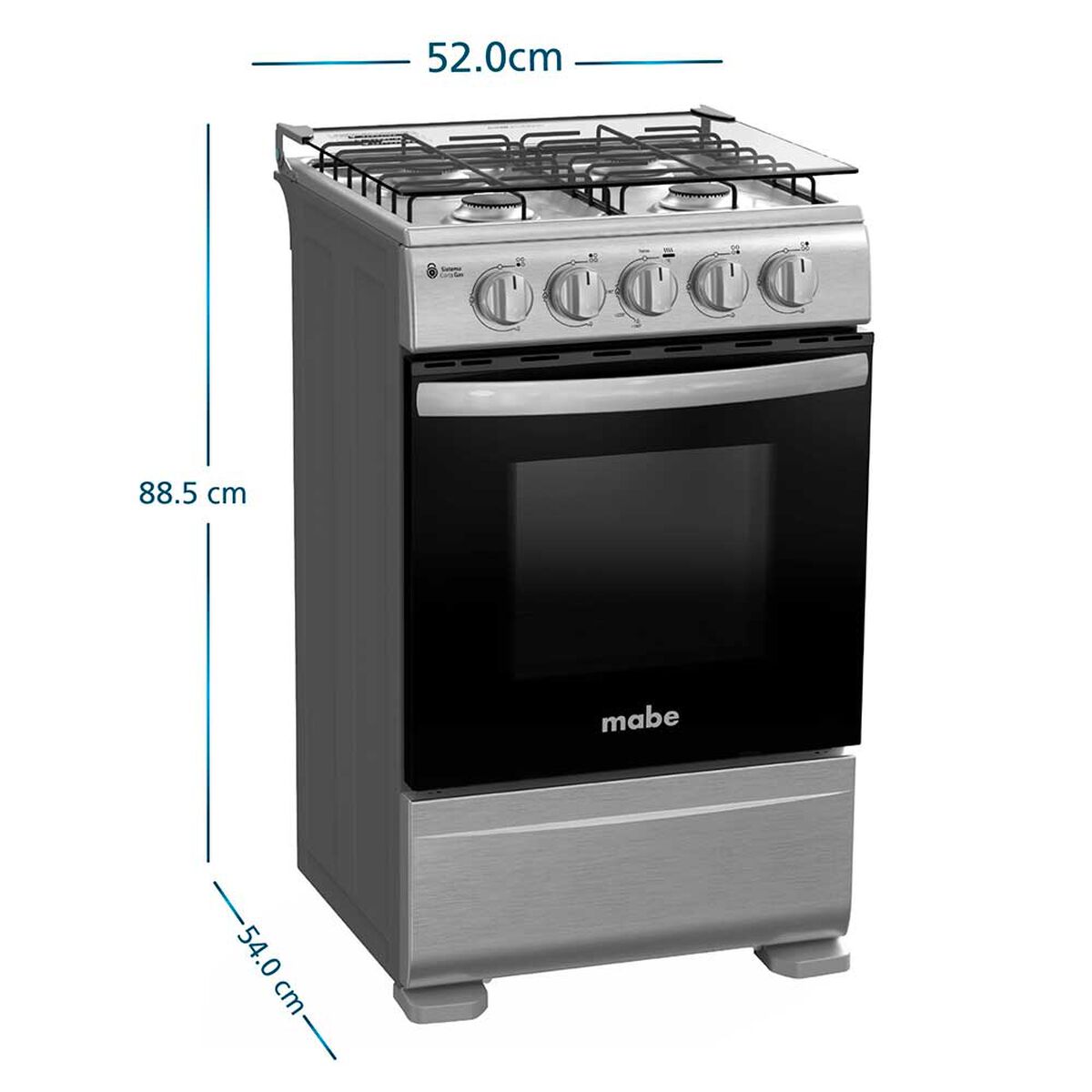 Cocina a Gas Mabe CMC5110AX1 4 Quemadores