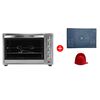 Combo Horno El&eacute;ctrico Thomas TH-62I 60 lt. + Toma Olla Casa Linda Silicona Surtido + Mat Silicona Casa Linda Surtido