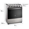 Cocina a Gas Mademsa FM6LSC 6 platos Inox