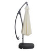 Quitasol Aluminio Spazzio Hanging Crudo 3 x 3 mts