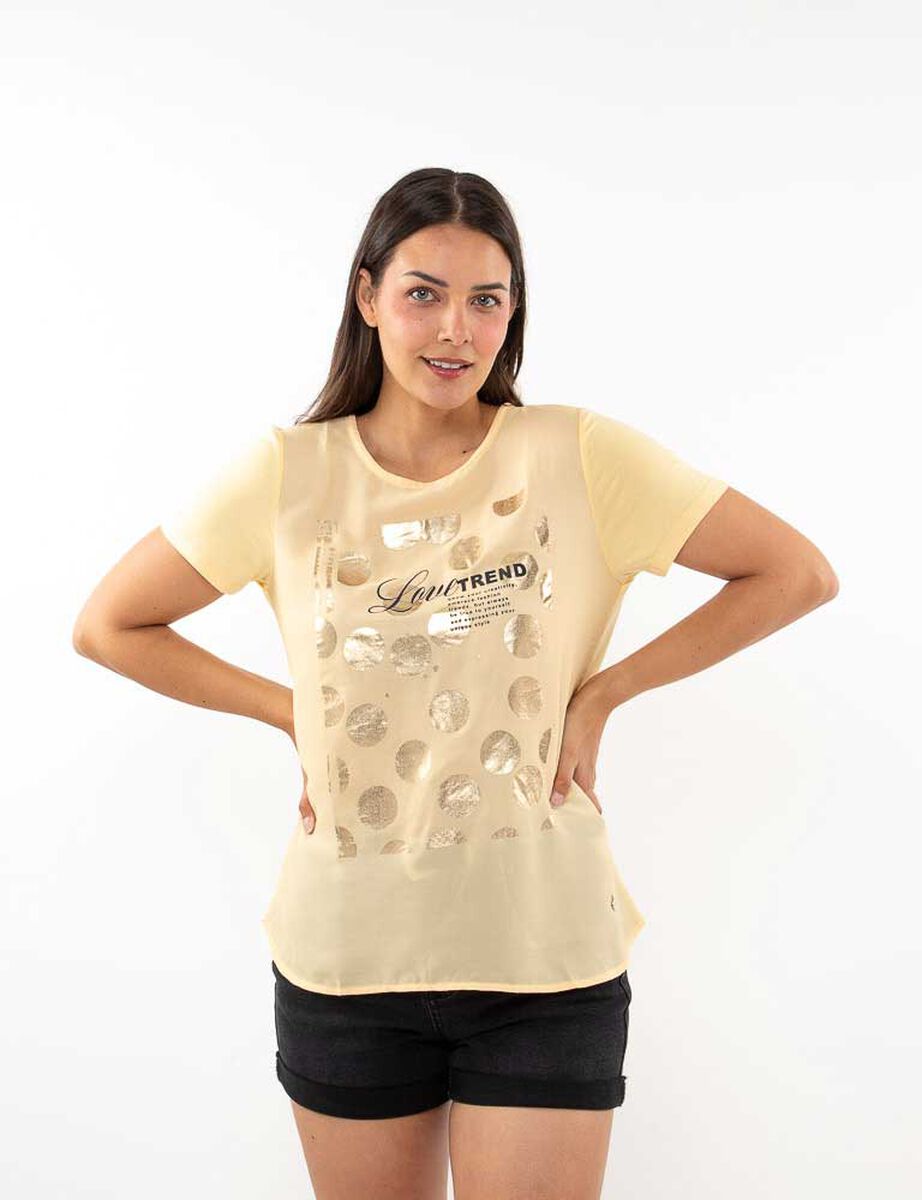 Polera Manga Corta Mujer Zibel