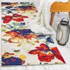 Alfombra de Pasillo Modalfo Florida Blanco 70 x 230 cm